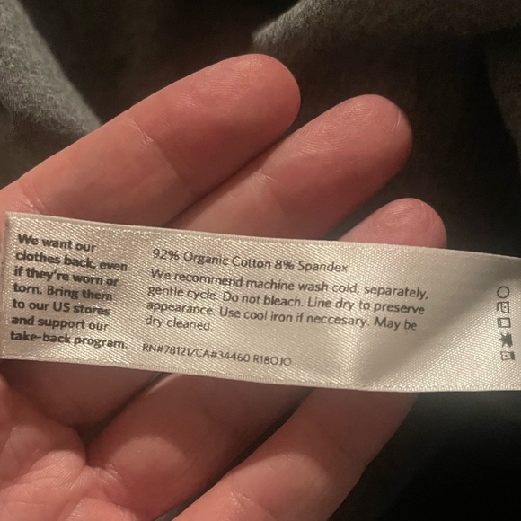 Eileen Fisher jersey cap sleeve dress gray small - Picture 9 of 9